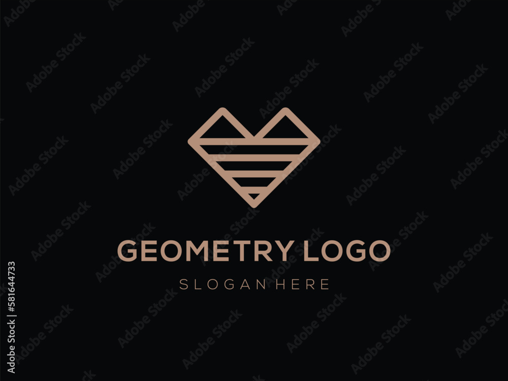 Fototapeta premium Geometry Logo Design