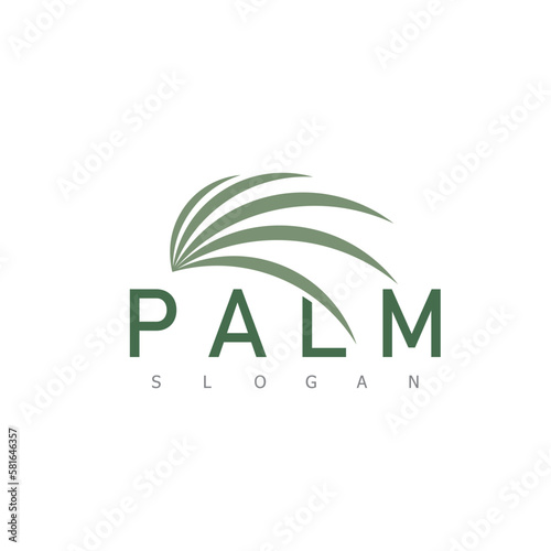Luxury Palm Logo Template Vector