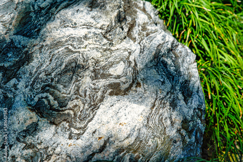 What face do you see in the rock?  Use your imagination.
