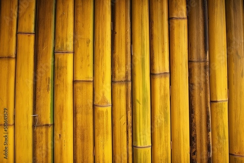 Bamboo wooden texture with Generative AI