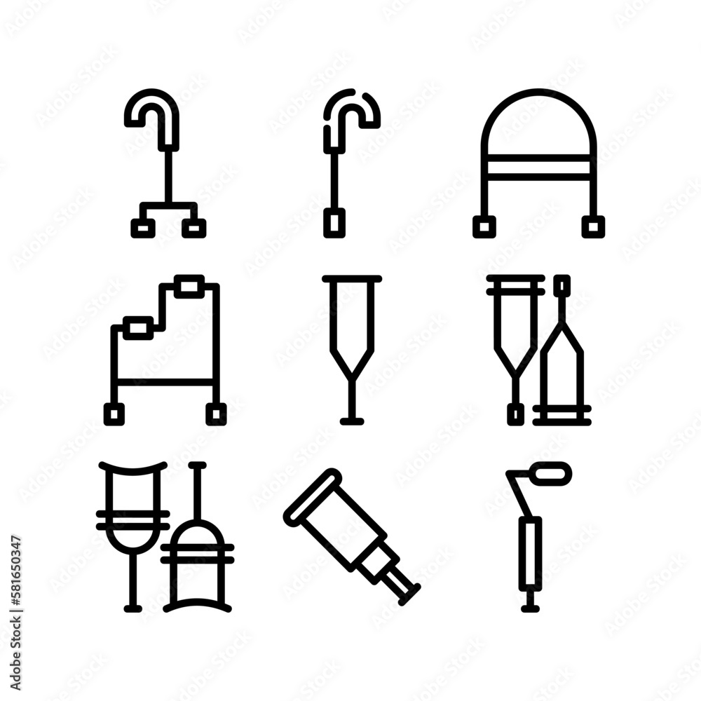 crutch icon or logo isolated sign symbol vector illustration - high quality black style vector icons
crutch icon or logo isolated sign symbol vector illustration - high quality black style vector icons