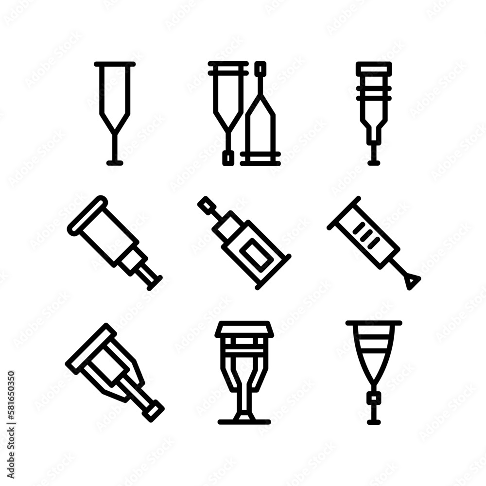 crutch icon or logo isolated sign symbol vector illustration - high quality black style vector icons
crutch icon or logo isolated sign symbol vector illustration - high quality black style vector icons