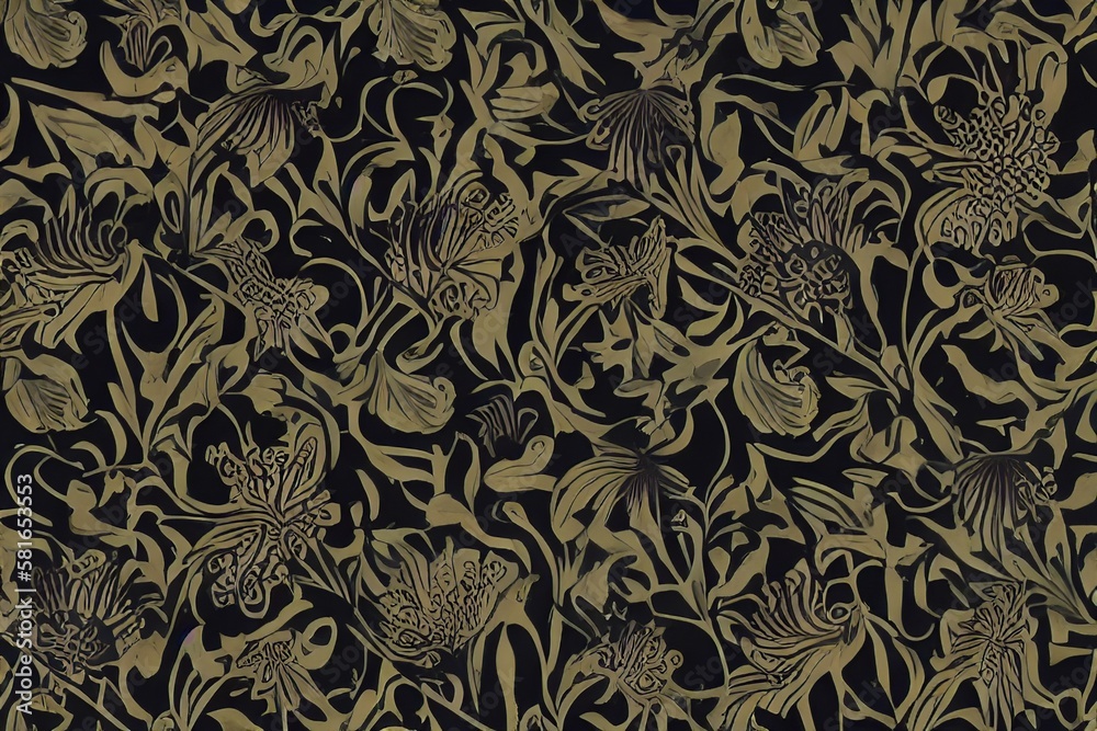 Abstract Flower Pattern Background Abstract Flower Pattern Background