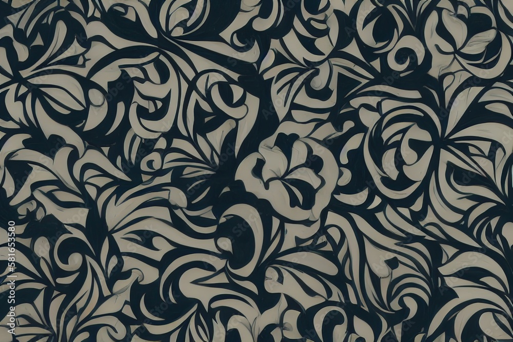 Abstract Flower Pattern Background Abstract Flower Pattern Background