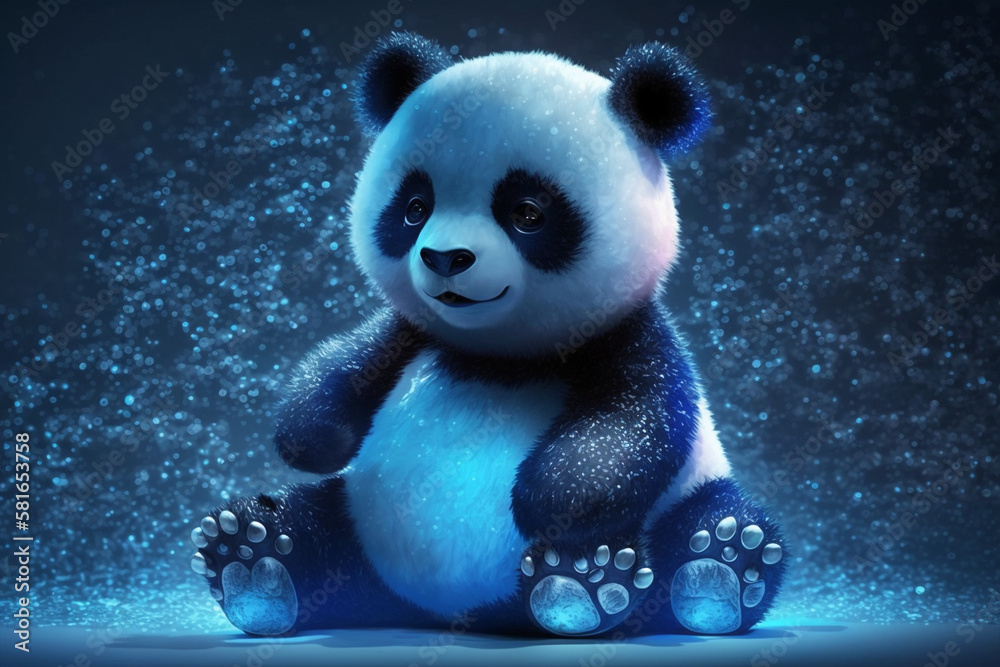 panda bear made with generative ai panda bear made with generative ai