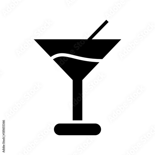 cocktail icon or logo isolated sign symbol vector illustration - high quality black style vector icons
