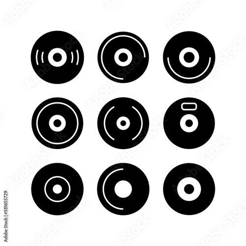 disk icon or logo isolated sign symbol vector illustration - high quality black style vector icons 