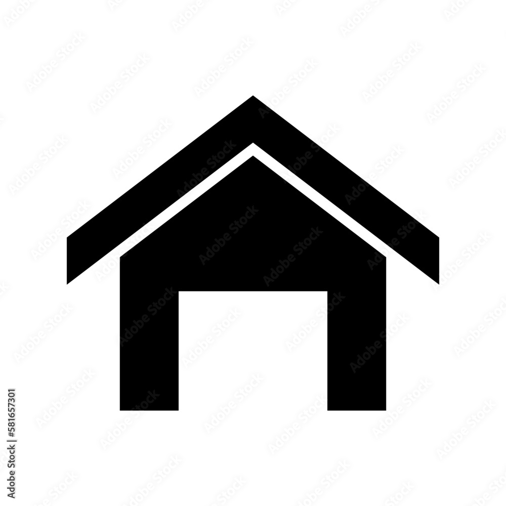 Fototapeta premium home icon or logo isolated sign symbol vector illustration - high quality black style vector icons 