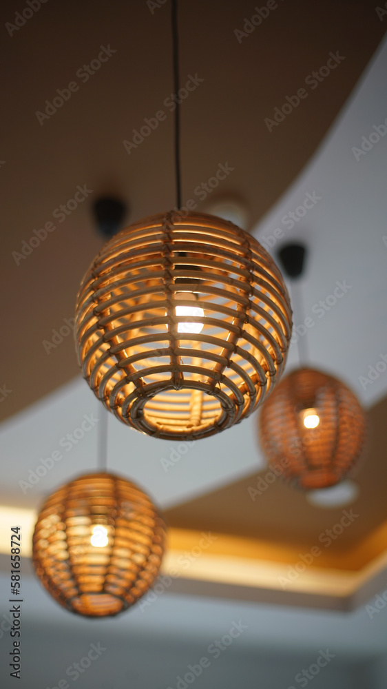 Obraz premium lamp on the wall