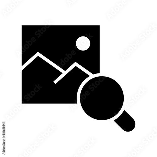 search photo icon or logo isolated sign symbol vector illustration - high quality black style vector icons
