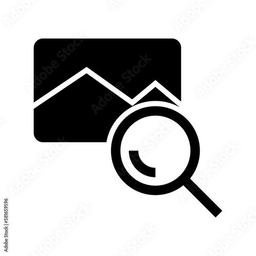 search photo icon or logo isolated sign symbol vector illustration - high quality black style vector icons
