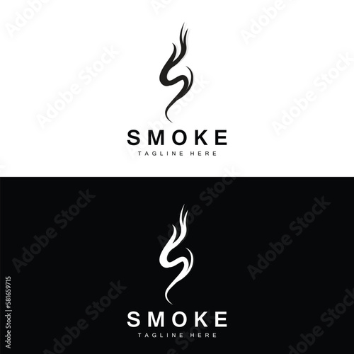 Steam Steam Logo Vector Hot Evaporating Aroma. Smell Line Illustration  Cooking Steam Icon  Steam Train  Baking  Smoking