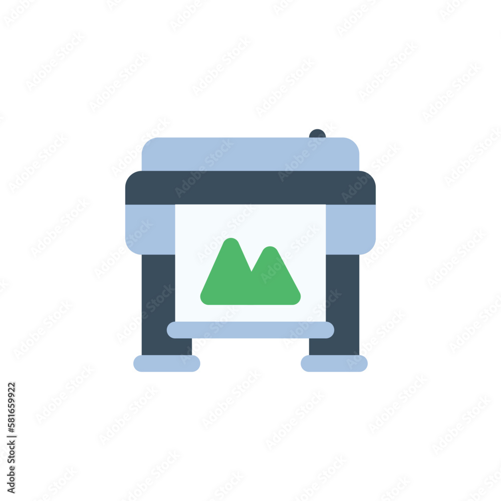 plotter vector icon. computer component icon flat style. perfect use for logo, presentation, website, and more. simple modern icon design flat style plotter vector icon. computer component icon flat style. perfect use for logo, presentation, website, and more. simple modern icon design flat style