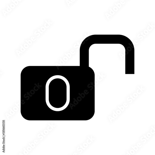 unencrypted icon or logo isolated sign symbol vector illustration - high quality black style vector icons
 photo