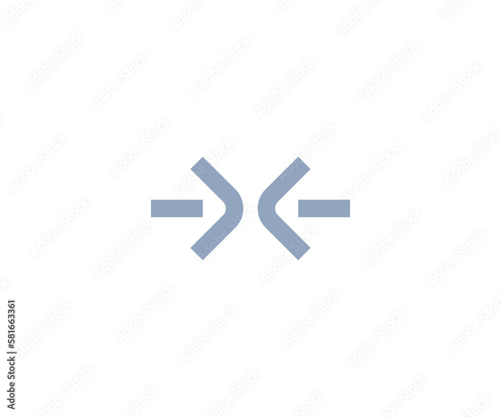 modern monogram vector logo template. modern monogram vector logo template.