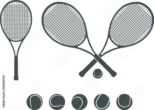 Tennis Racket Silhouette, Tennis bat svg, Tennis Racket Svg, Crossed Rackets Silhouette, Tennis Ball svg, Tennis bat silhouette