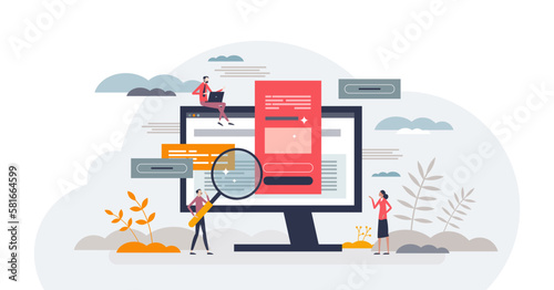 Opt in forms design tips and tricks with effective layout tiny person concept, transparent background. Professional suggestion for website newsletter or subscription acceptance illustration.