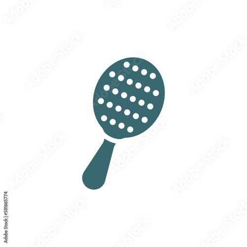 inclined hairbrush icon. Filled inclined hairbrush icon from beauty and elegance collection. Glyph vector isolated on white background. Editable inclined hairbrush symbol can be used web and mobile