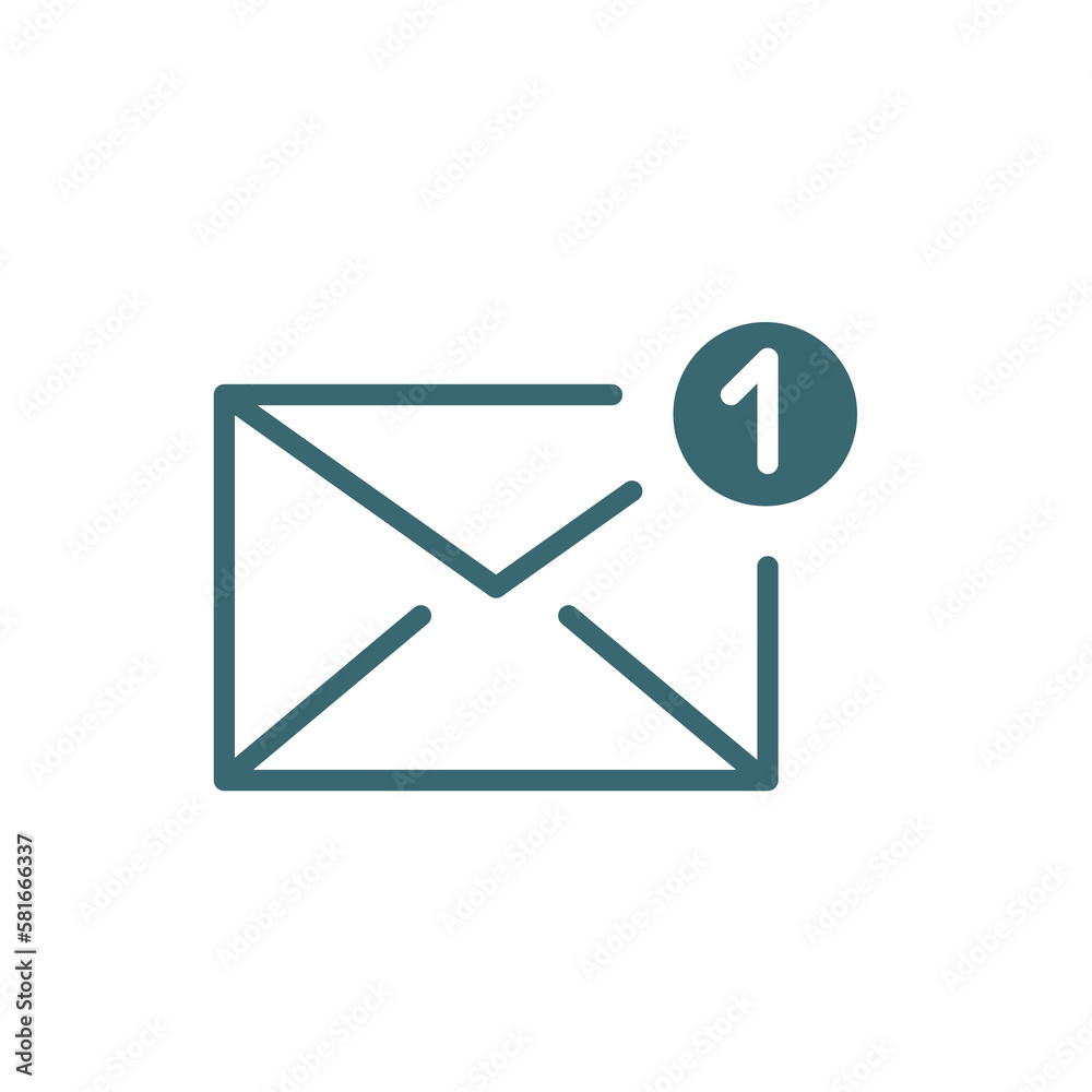 new email icon. Filled new email icon from education and science collection. Glyph vector isolated on white background. Editable new email symbol can be used web and mobile new email icon. Filled new email icon from education and science collection. Glyph vector isolated on white background. Editable new email symbol can be used web and mobile