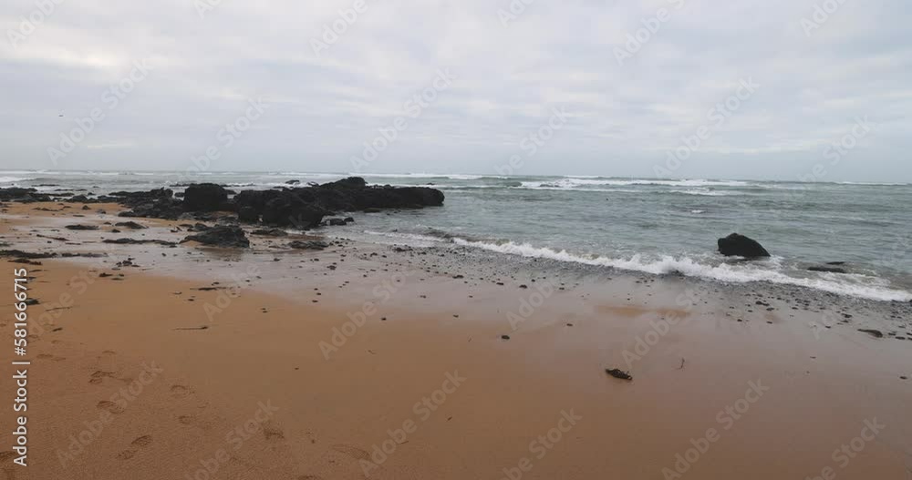 Views of Ytri Tunga beach on the Snaesfellnes Peninsula south west Icleand 