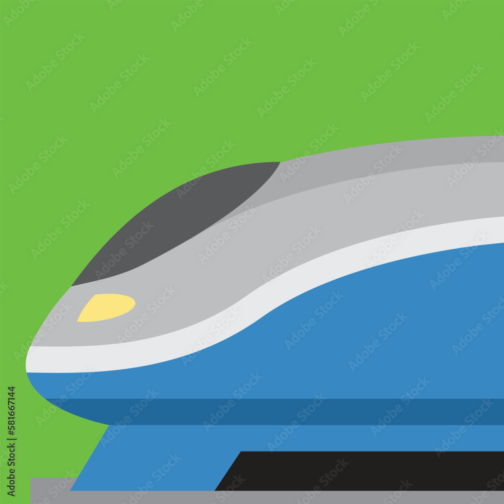 High-Speed Train Vector sign design. Isolated high speed train, designed to cover long distances at high speed. High-Speed Train Vector sign design. Isolated high speed train, designed to cover long distances at high speed.