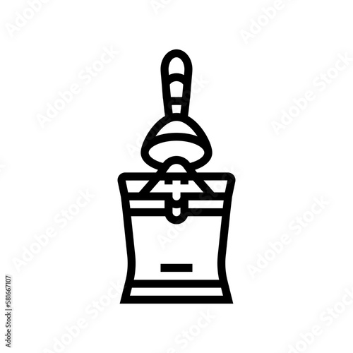 citrus juicer kitchen cookware line icon vector illustration