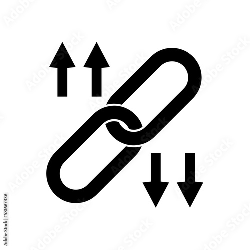Adhesion ,Icon , Vector flat illustration on white background..eps