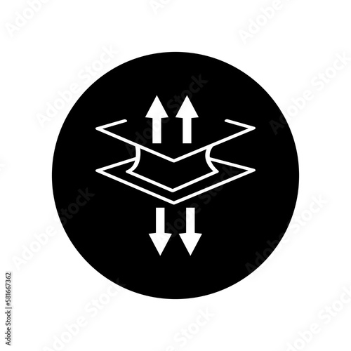 Adhesion ,Icon , Vector trendy style illustration on white background