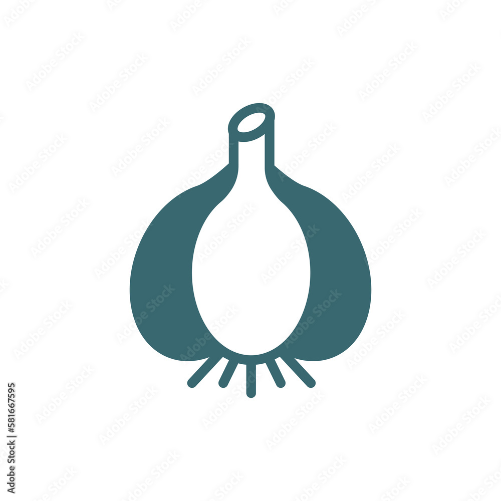garlic icon. Filled garlic icon from vegetables and fruits collection. Glyph vector isolated on white background. Editable garlic symbol can be used web and mobile garlic icon. Filled garlic icon from vegetables and fruits collection. Glyph vector isolated on white background. Editable garlic symbol can be used web and mobile