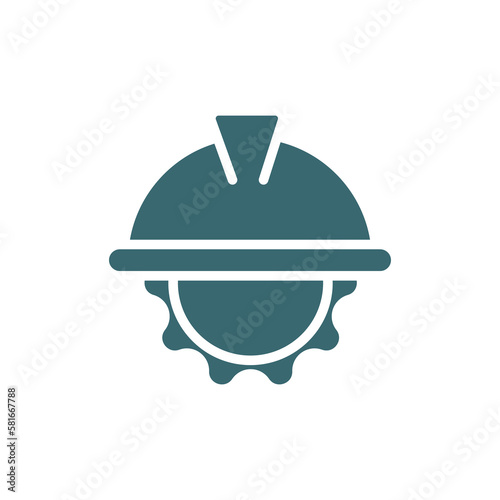 engineering icon. Filled engineering icon from information technology collection. Glyph vector isolated on white background. Editable engineering symbol can be used web and mobile