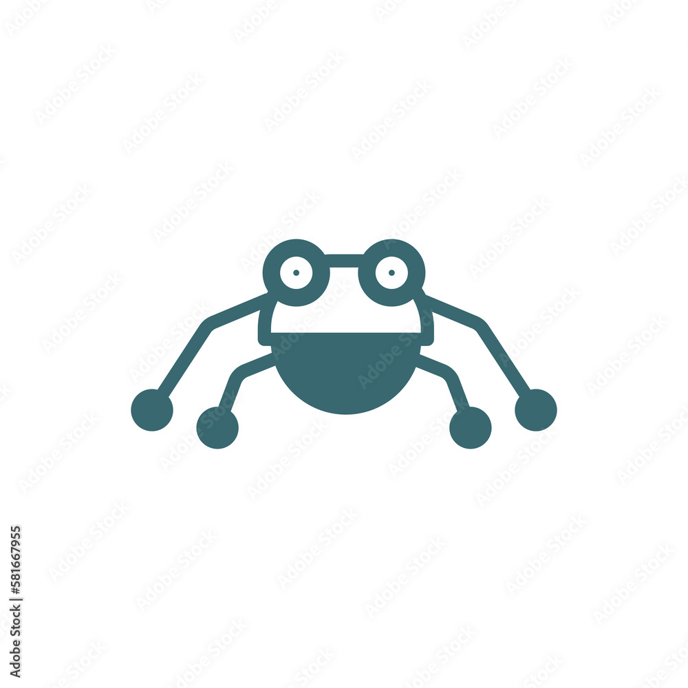 Fototapeta premium robot insect icon. Filled robot insect icon from technology collection. Glyph vector isolated on white background. Editable robot insect symbol can be used web and mobile