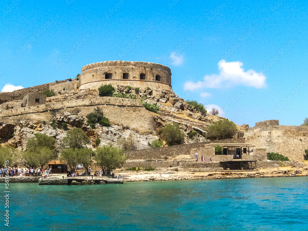 Spinalonga Fortress, Crete, Greece