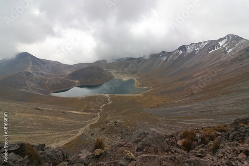 Volc  n Nevado de Toluca en el estado de M  xico