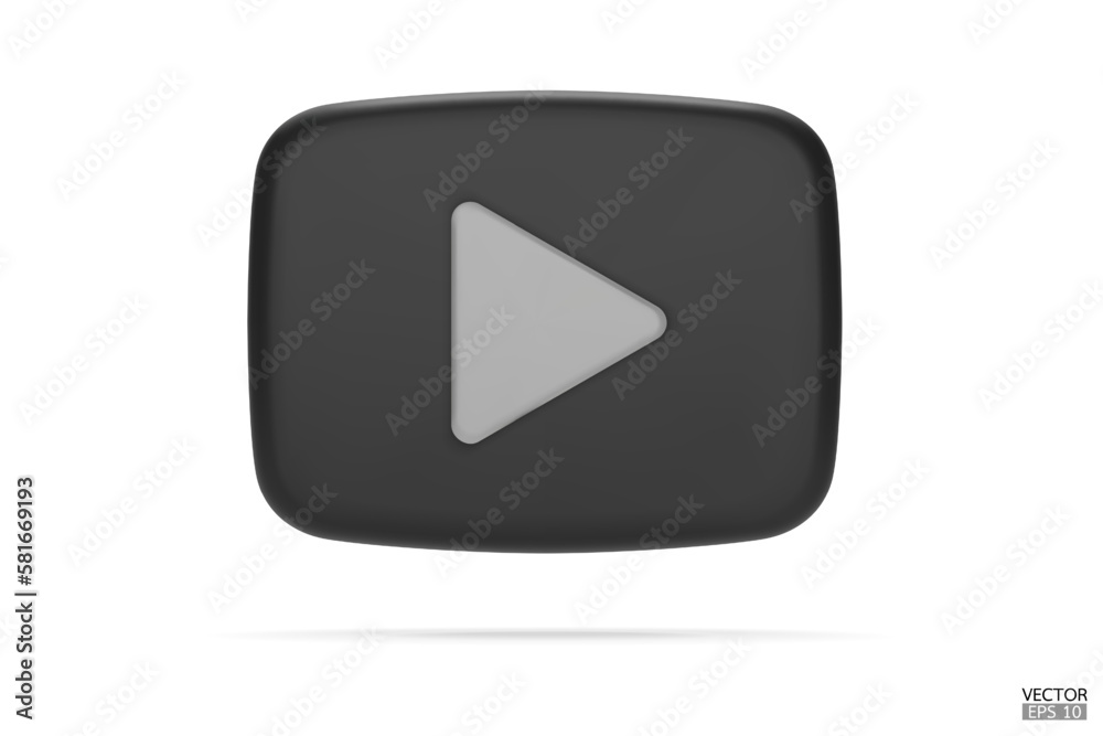 Black Video camera icon isolate on white background. 3d Realistic movie icon, play button for the interface of applications and web pages. Video, streaming, multimedia concept. 3D vector illustration. Black Video camera icon isolate on white background. 3d Realistic movie icon, play button for the interface of applications and web pages. Video, streaming, multimedia concept. 3D vector illustration.