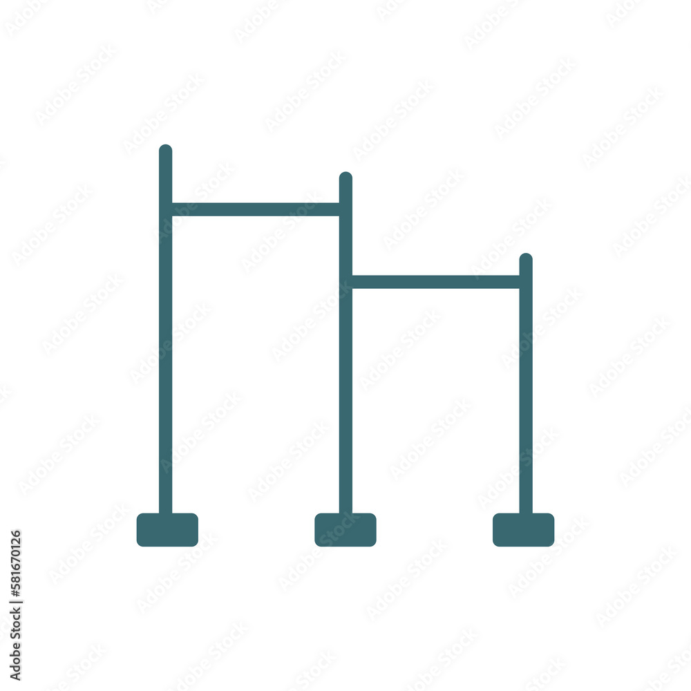 horizontal bar icon. Filled horizontal bar icon from Fitness and Gym collection. Glyph vector isolated on white background. Editable horizontal bar symbol can be used web and mobile horizontal bar icon. Filled horizontal bar icon from Fitness and Gym collection. Glyph vector isolated on white background. Editable horizontal bar symbol can be used web and mobile