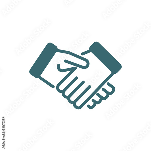 hired icon. Filled hired icon from Human Resources collection. Glyph vector isolated on white background. Editable hired symbol can be used web and mobile