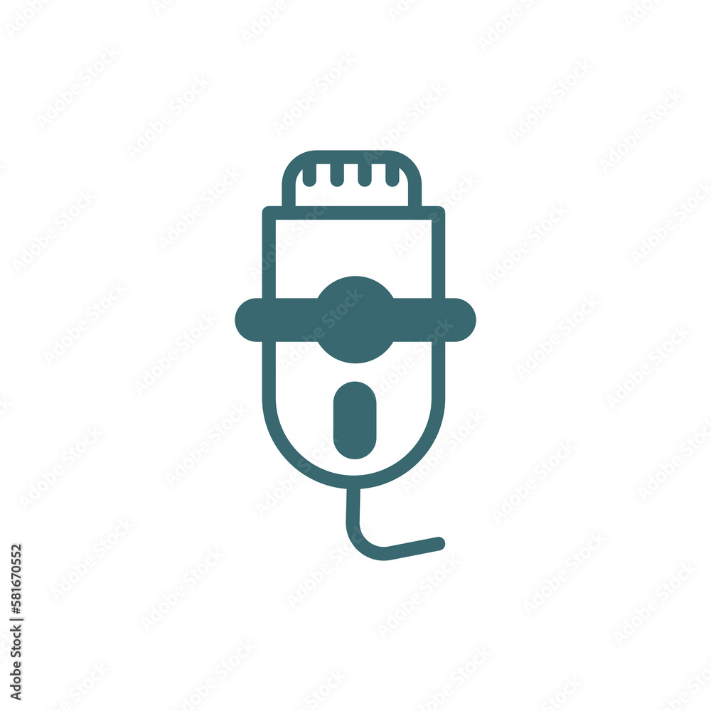 depilator icon. Filled depilator icon from Hygiene and Sanitation collection. Glyph vector isolated on white background. Editable depilator symbol can be used web and mobile depilator icon. Filled depilator icon from Hygiene and Sanitation collection. Glyph vector isolated on white background. Editable depilator symbol can be used web and mobile