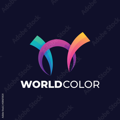 letter w initial logo