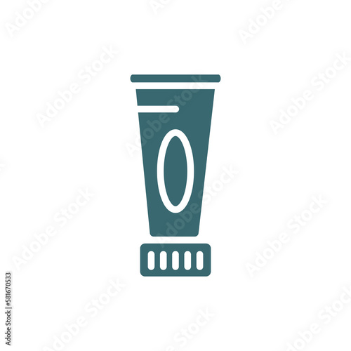 body cream icon. Filled body cream icon from Hygiene and Sanitation collection. Glyph vector isolated on white background. Editable body cream symbol can be used web and mobile