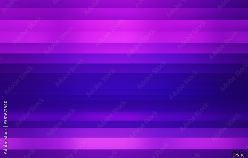 Purple background. Abstract light purple metal gradient. Shiny magenta stripes texture background. violet geometric texture wall with light reflections. Purple wallpaper. 3D Vector illustration. Purple background. Abstract light purple metal gradient. Shiny magenta stripes texture background. violet geometric texture wall with light reflections. Purple wallpaper. 3D Vector illustration.