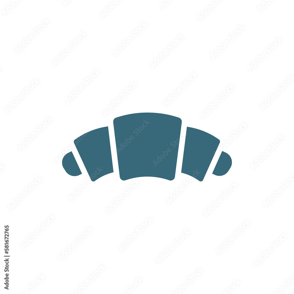 bakery croissant icon. filled bakery croissant icon from restaurant collection. flat glyph vector isolated on white background. Editable bakery croissant symbol can be used web and mobile bakery croissant icon. filled bakery croissant icon from restaurant collection. flat glyph vector isolated on white background. Editable bakery croissant symbol can be used web and mobile