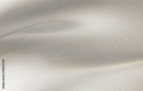 White background. Abstract light white metal gradient. Shiny blur texture background. Geometric texture wall with light reflections. White wallpaper. 3D Vector illustration.