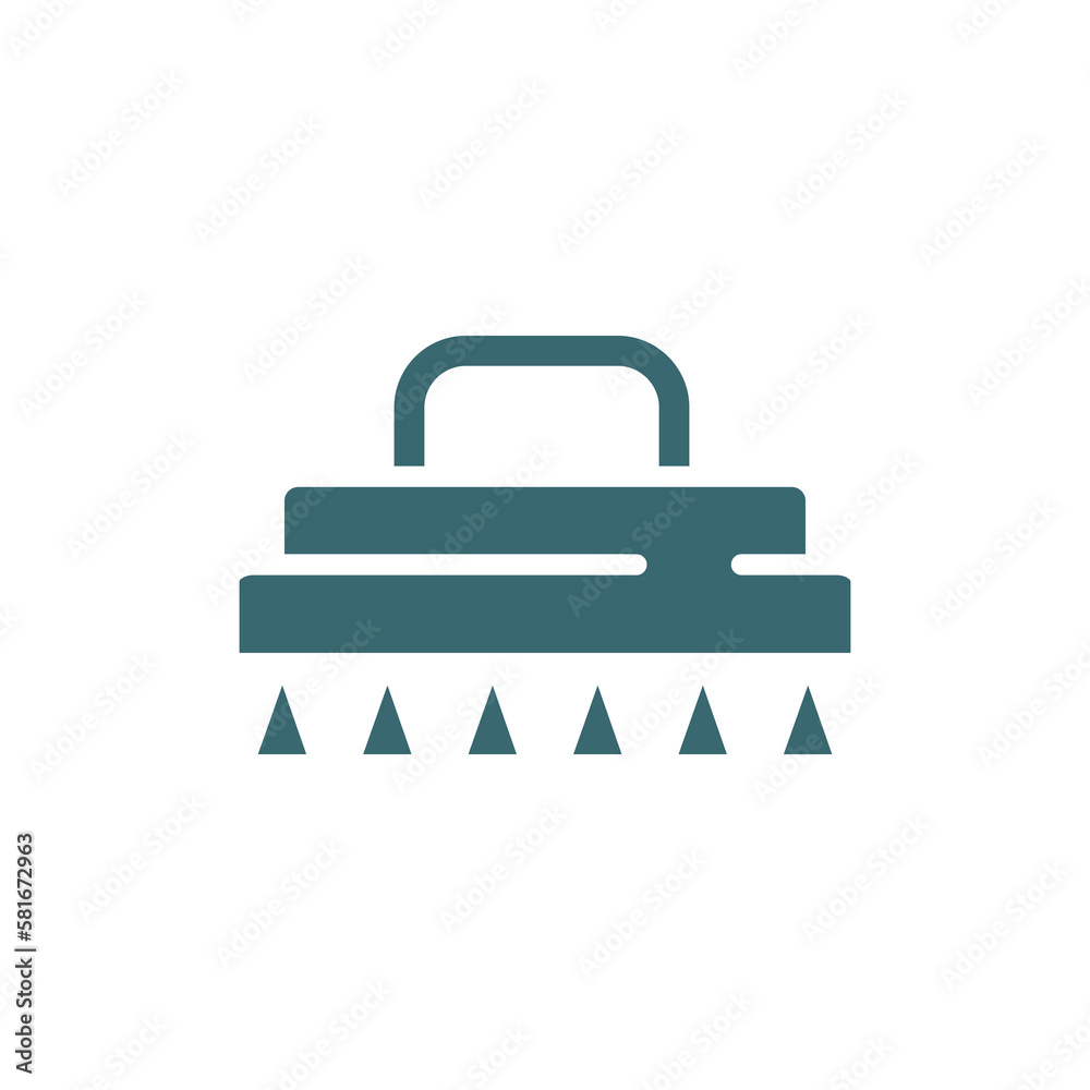 wiping brush icon. filled wiping brush, house icon from cleaning collection. flat glyph vector isolated on white background. Editable wiping brush symbol can be used web and mobile wiping brush icon. filled wiping brush, house icon from cleaning collection. flat glyph vector isolated on white background. Editable wiping brush symbol can be used web and mobile