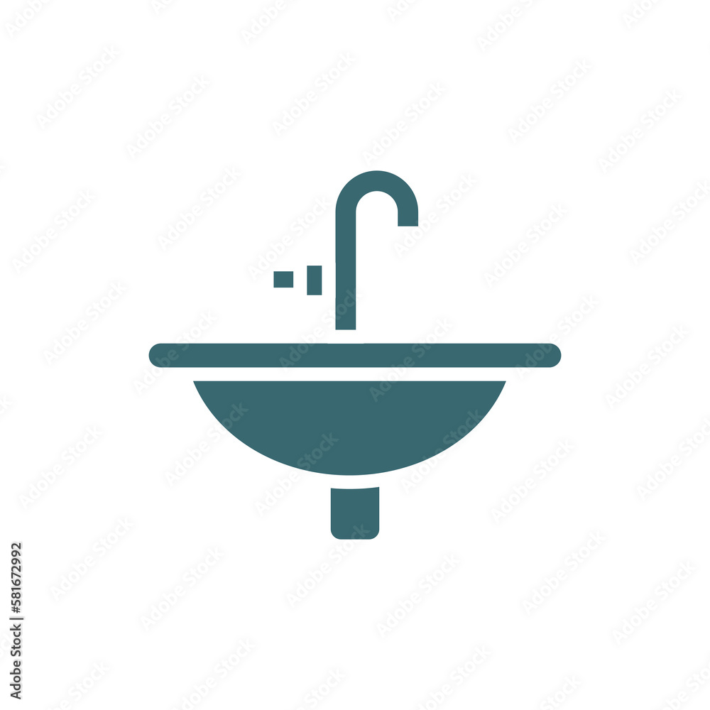 sink icon. filled sink, equipment icon from cleaning collection. flat glyph vector isolated on white background. Editable sink symbol can be used web and mobile sink icon. filled sink, equipment icon from cleaning collection. flat glyph vector isolated on white background. Editable sink symbol can be used web and mobile