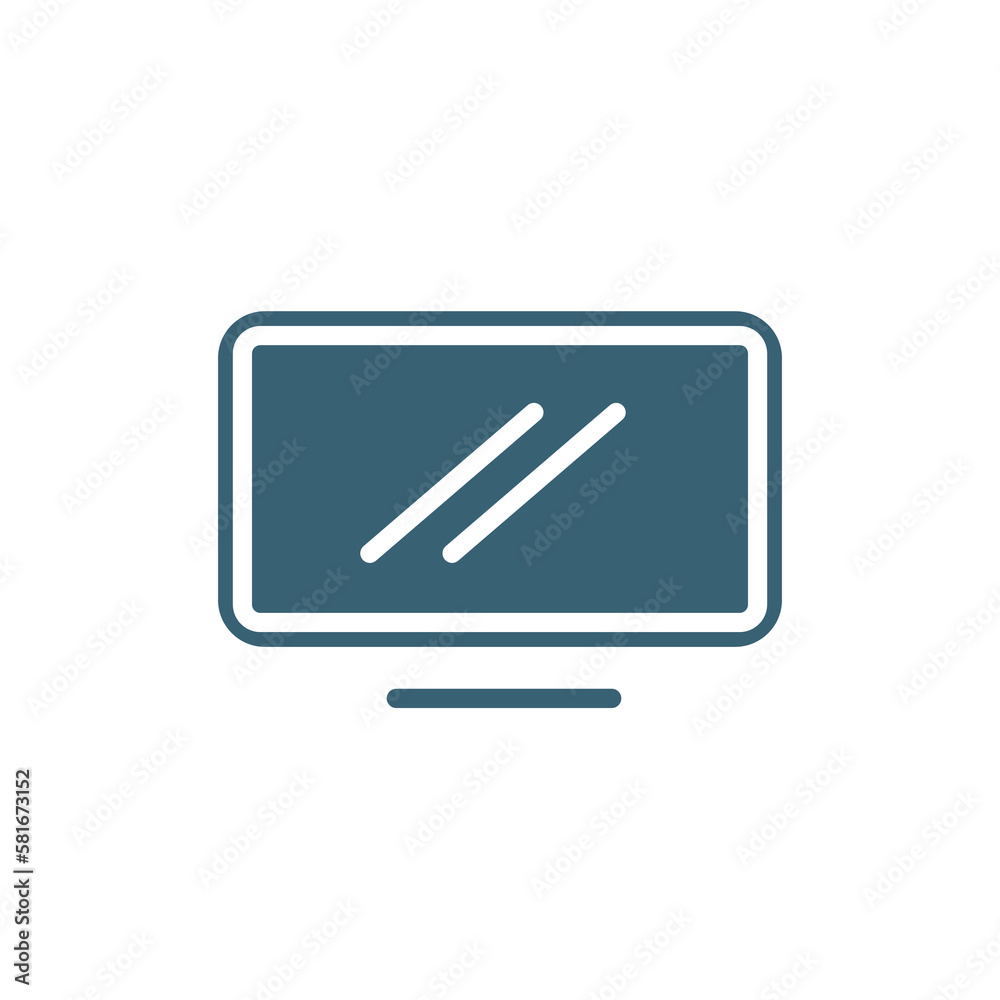 monitor screen icons. Filled monitor screen, network icon from computer and tech collection. Flat glyph vector isolated on white background. Editable monitor screen symbol can be used web and mobile monitor screen icons. Filled monitor screen, network icon from computer and tech collection. Flat glyph vector isolated on white background. Editable monitor screen symbol can be used web and mobile
