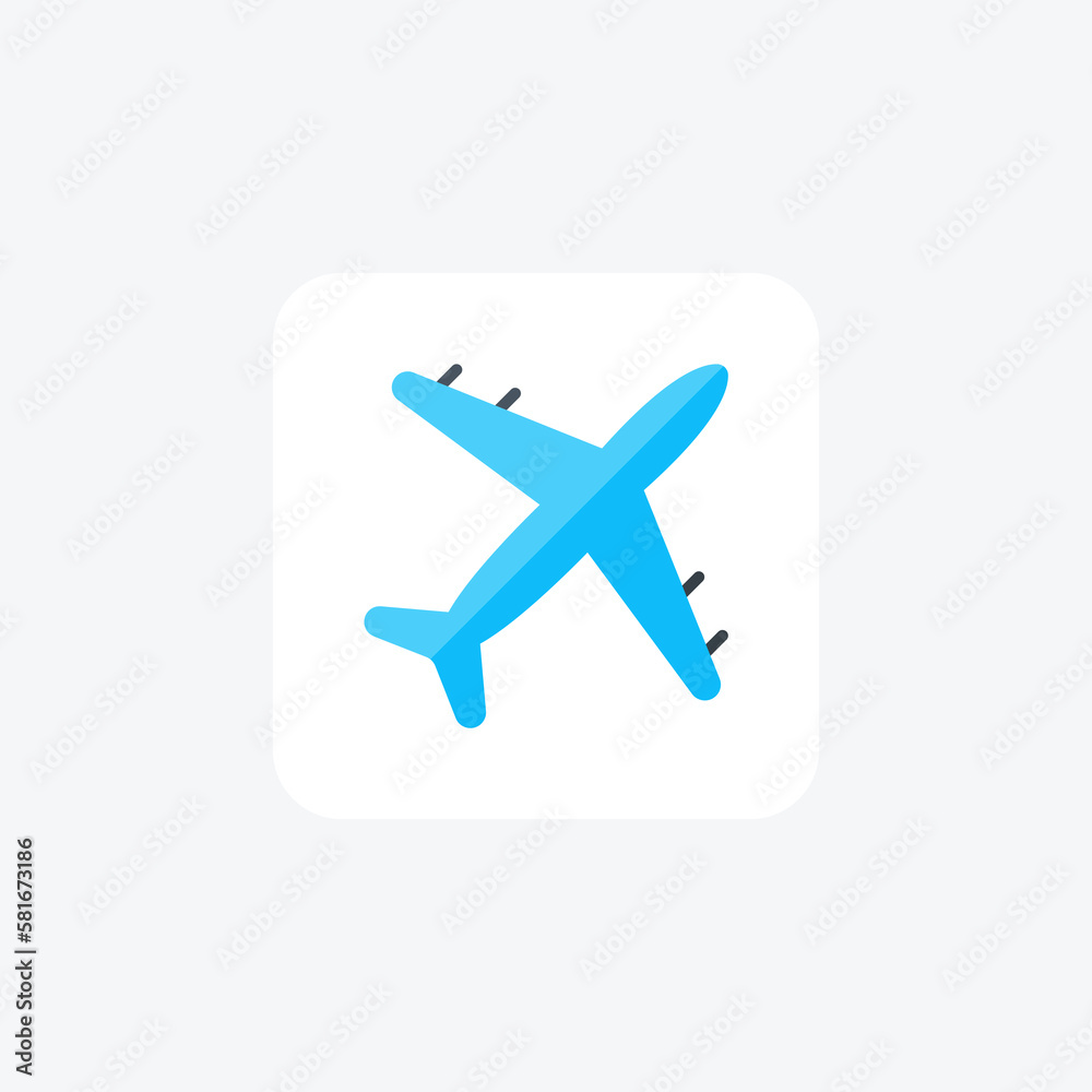 Airoplan, airpot fully editable vector icon
Airoplan, airpot fully editable vector icon