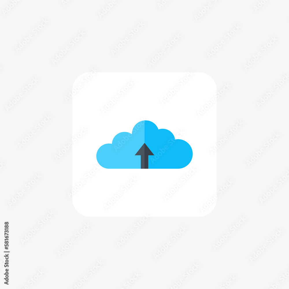 Cloud, arrow fully editable vector icon
Cloud, arrow fully editable vector icon