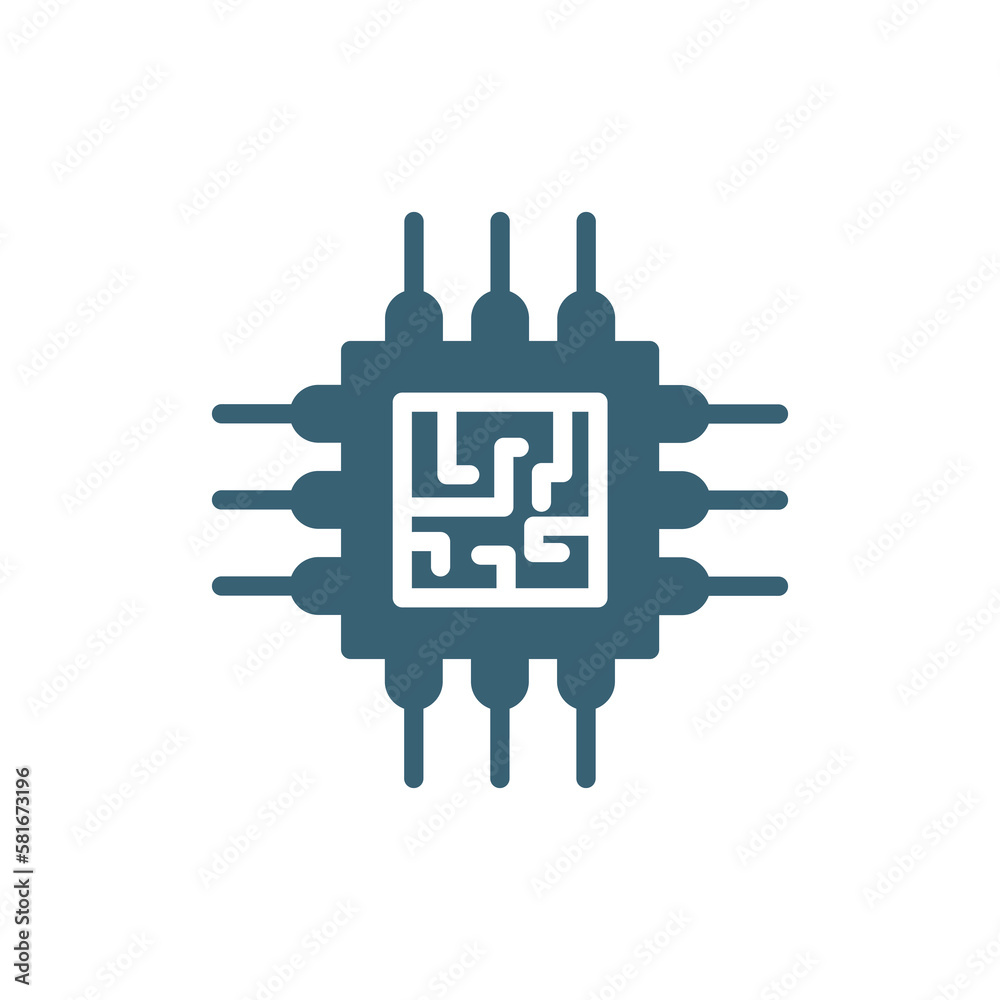 computer chip icons. Filled computer chip, chip icon from computer and tech collection. Flat glyph vector isolated on white background. Editable computer chip symbol can be used web and mobile computer chip icons. Filled computer chip, chip icon from computer and tech collection. Flat glyph vector isolated on white background. Editable computer chip symbol can be used web and mobile
