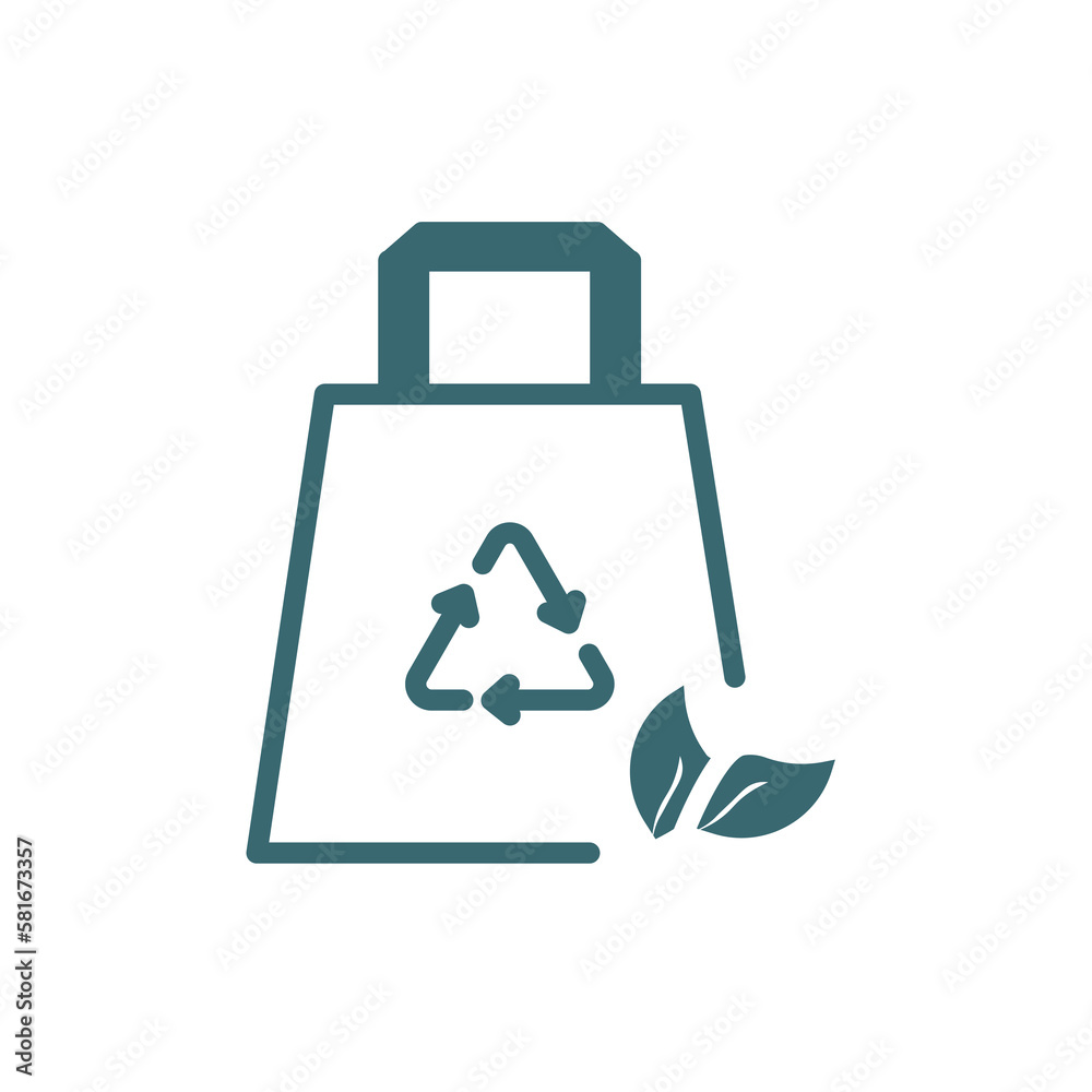 recycled bag icon. Filled recycled bag, recycle icon from ecology collection. Flat glyph vector isolated on white background. Editable recycled bag symbol can be used web and mobile recycled bag icon. Filled recycled bag, recycle icon from ecology collection. Flat glyph vector isolated on white background. Editable recycled bag symbol can be used web and mobile