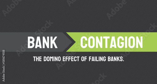 Bank Contagion: The spread of financial difficulties from one bank to others in the system.